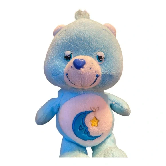 Vintage Care Bear Bedtime Bear Plush 8″ Stuffed Animal Blue Moon 2002-2003 - Picture 2 of 3